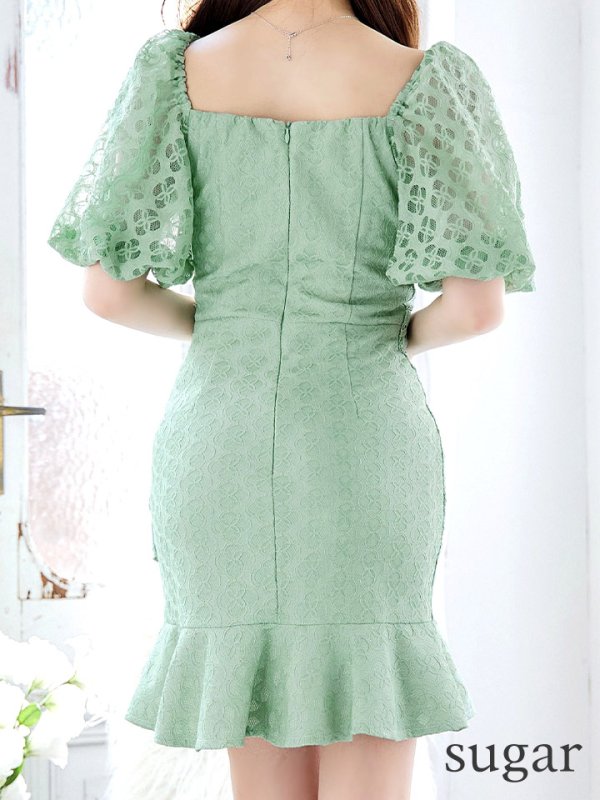 フロスティーグリーン モデル:ゆめ 身長:160cm 着用サイズ:8号(Sサイズ)