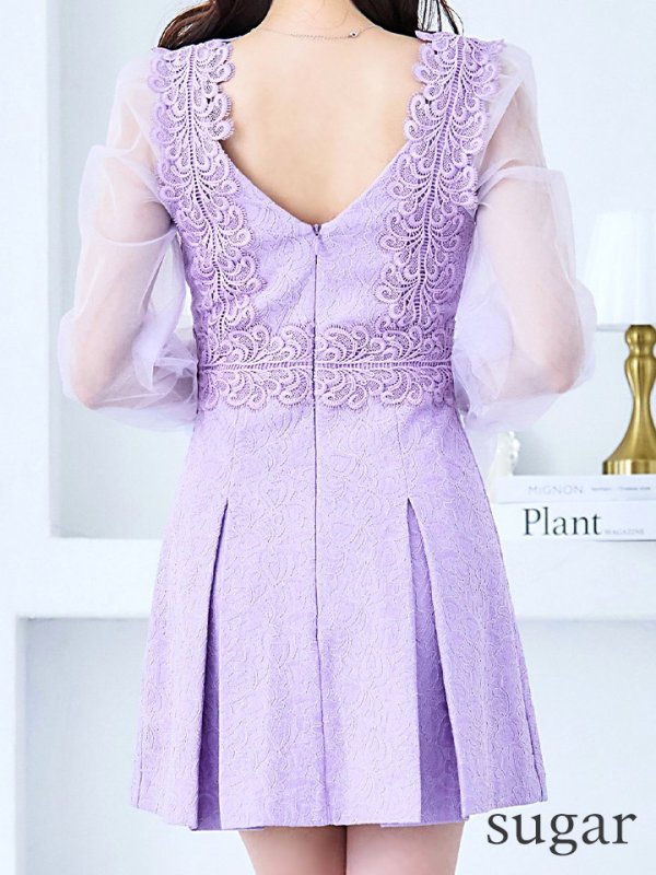 スイートラベンダー モデル:羽澄まり 身長:158cm 着用サイズ:Sサイズ