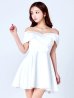 アイボリー モデル：真優川咲　身長：158cm　着用サイズ：8号(Sサイズ)