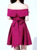 マゼンタ モデル：ゆめ　身長：160cm　着用サイズ：8号(Sサイズ)