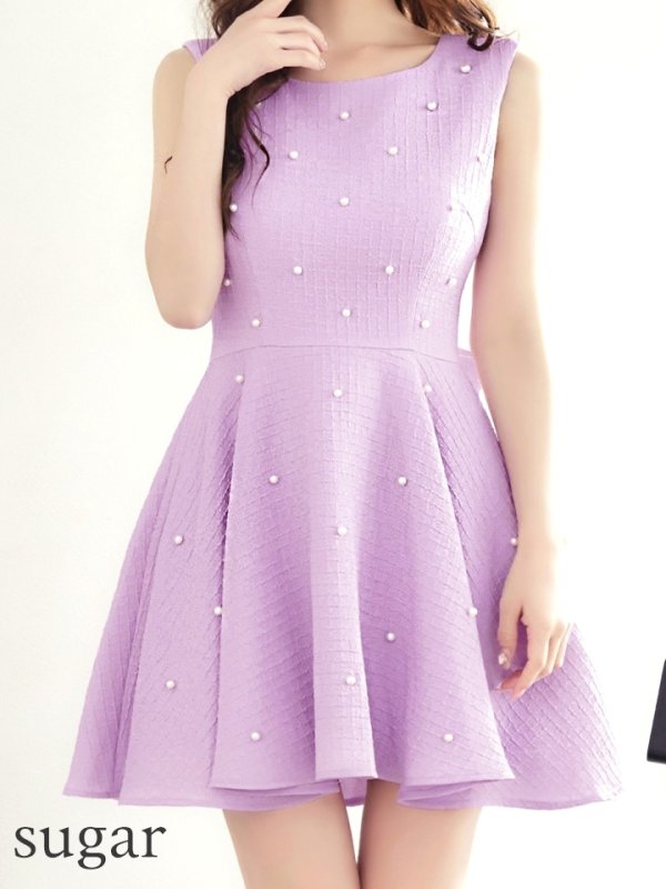 ラベンダー モデル:ゆめ 身長:160cm:8号(Sサイズ)