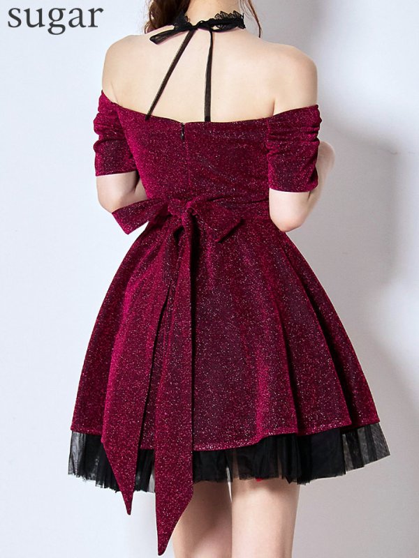 ブラックバーガンディ モデル：ゆめ　身長：160cm：8号(Sサイズ)