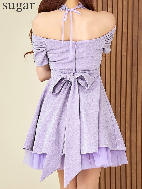 ラベンダー モデル：真優川咲　身長：158cm：8号(Sサイズ)