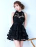 ブラック　モデル：ゆめ　身長：160cm　着用サイズ：8号(Sサイズ)
