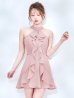 ベージュローズ　モデル：ゆめ　身長：160cm　着用サイズ：8号(Sサイズ)