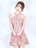 ベージュローズ　モデル：ゆめ　身長：160cm　着用サイズ：8号(Sサイズ)