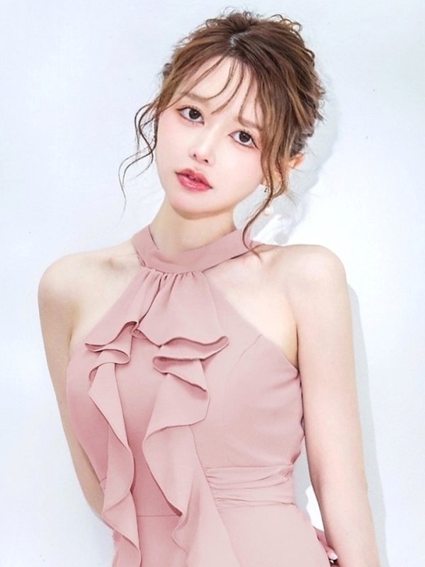 ベージュローズ　モデル：ゆめ　身長：160cm　着用サイズ：8号(Sサイズ)