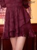 ワイン　モデル：真優川咲　身長：158cm　着用サイズ：8号(Sサイズ)