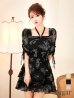 ブラックアイボリー　モデル：ゆめ　身長：160cm　着用サイズ：8号(Sサイズ)