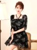 ブラックアイボリー　モデル：ゆめ　身長：160cm　着用サイズ：8号(Sサイズ)