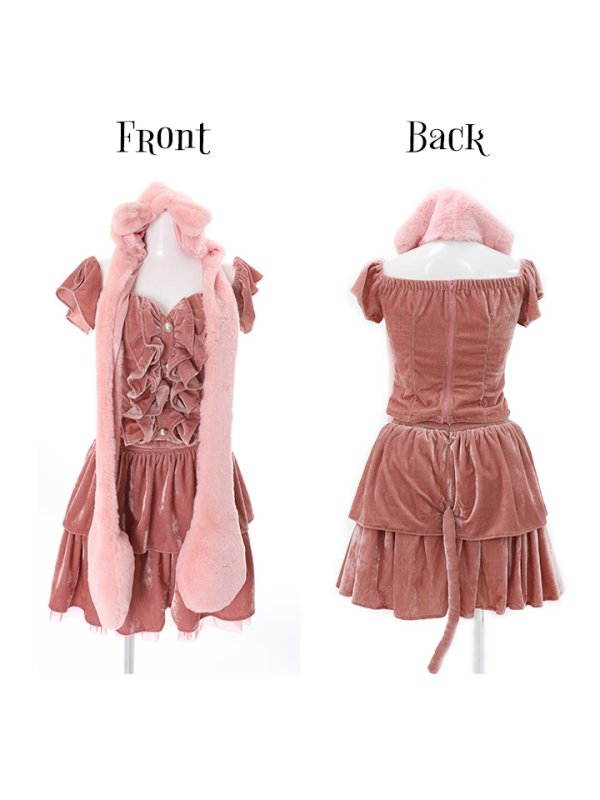 画像12: 【即日発送】さくりなちゃんコラボふわふわキャット【ハロウィンコスプレ5点セット】【S?Mサイズ/1カラー】[OF01] [RC0422SB-21rn]