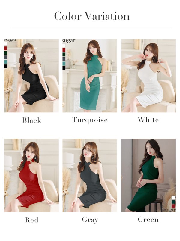 画像25: 【VELIQUE/ヴェリーク】ワンカラー/ アメスリ/ ノースリーブ/ タイト/ ミニドレス/ キャバドレス【HC02】