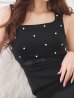 ブラック モデル：真優川咲　身長：158cm　着用サイズ：Sサイズ