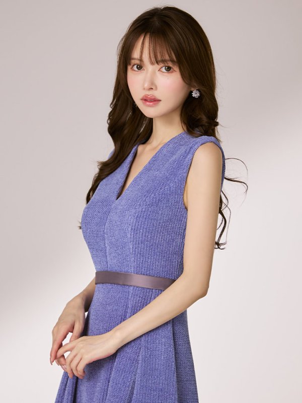 バイオレットブルー モデル：ゆめ　身長：160cm　着用サイズ：Sサイズ