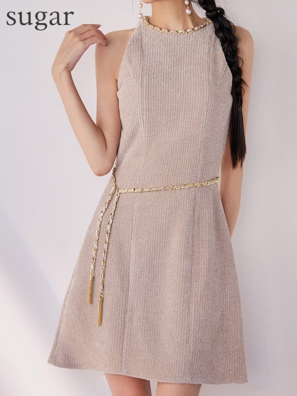 グレージュ モデル：まおちゃる　身長：158cm　着用サイズ：Sサイズ