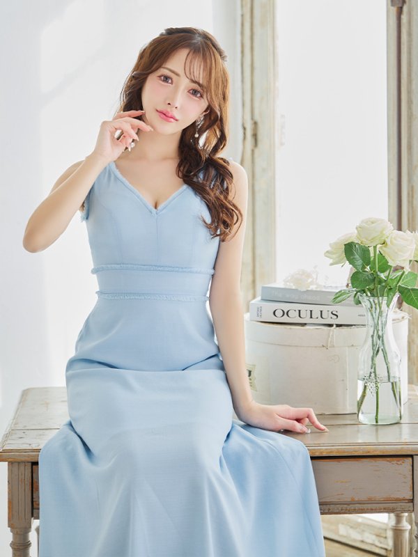 ライトブルー モデル:りな 身長:160cm 着用サイズ:Sサイズ