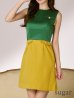 グリーンxゴールド モデル：ゆめ　身長：160cm　着用サイズ：Sサイズ