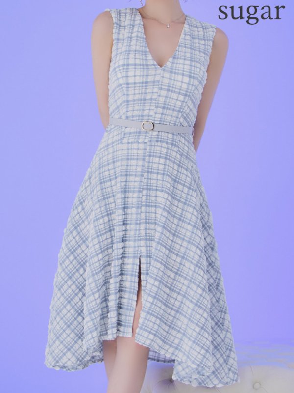 ブルー　モデル：ゆめ　身長：160cm　着用サイズ：Sサイズ