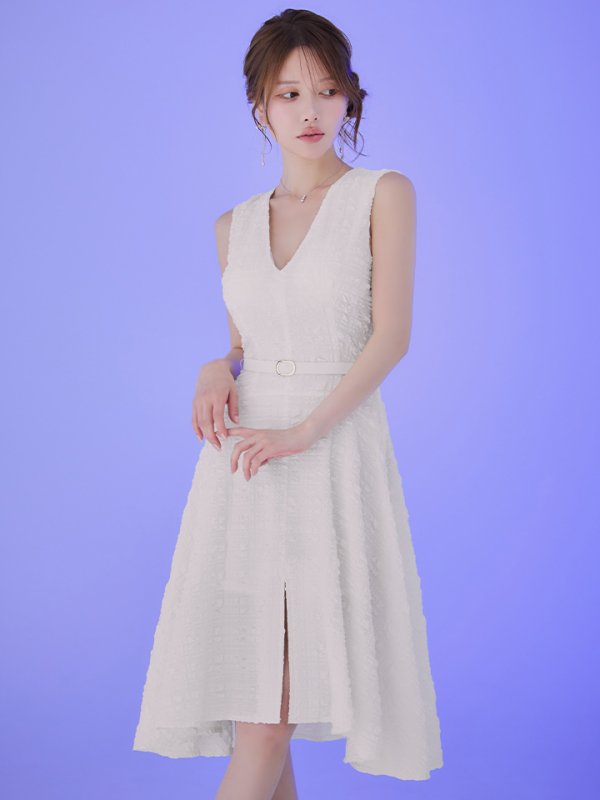 ホワイト　モデル：ゆめ　身長：160cm　着用サイズ：Sサイズ