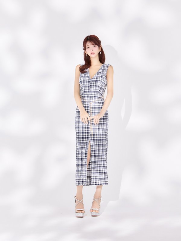 ネイビー　モデル：まりん　身長：164cm　着用サイズ：Sサイズ