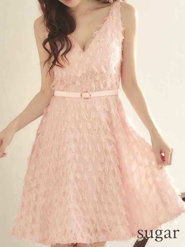 フロストピンク　モデル：ゆめ　身長：160cm　着用サイズ：Sサイズ