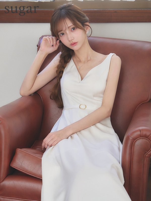 ホワイト モデル：ゆめ　身長：160cm　着用サイズ：Sサイズ