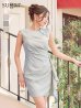 サックスブルー　モデル：せいは　身長：160cm　着用サイズ：Sサイズ