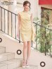 イエロー　モデル：せいは　身長：160cm　着用サイズ：Sサイズ