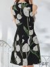 ブラック　モデル：真優川咲　身長：158cm　着用サイズ：Sサイズ