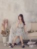 画像2: 【VELIQUE/ヴェリーク】Aライン/ ドット/ ノースリーブ/ 膝丈/ ワンピース/ ミニドレス/ キャバドレス【OF05】　ブラック (2)