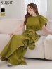 ライムカーキ　モデル：真優川咲　身長：158cm　着用サイズ：Sサイズ