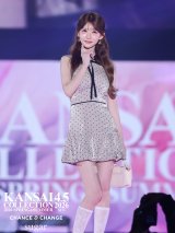 【雨宮らむ/関西コレクション着用】XSサイズあり【ROBE de FLEURS/ローブドフルール】ドット/ オーガンジー/ ホルターリボン/ ミニドレス/ キャバドレス[OF08]