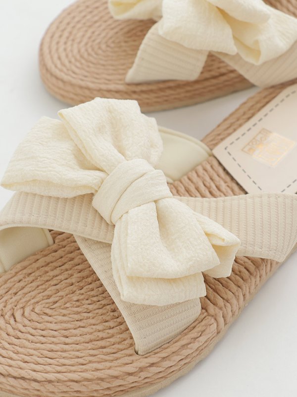 画像7: 【即日発送】【水着小物：ビーチサンダル】リボン付き/ ビーチサンダル/ サマーシューズ[YMT]