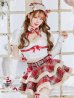 画像5: 【即日発送！】【クリスマスコスプレ9点セット】【Malymoon/マリームーン】フレンチチェックノエルトナカイ【SM-ML/2カラー】[OF03] (5)