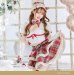 画像6: 【即日発送！】【クリスマスコスプレ9点セット】【Malymoon/マリームーン】フレンチチェックノエルトナカイ【SM-ML/2カラー】[OF03] (6)