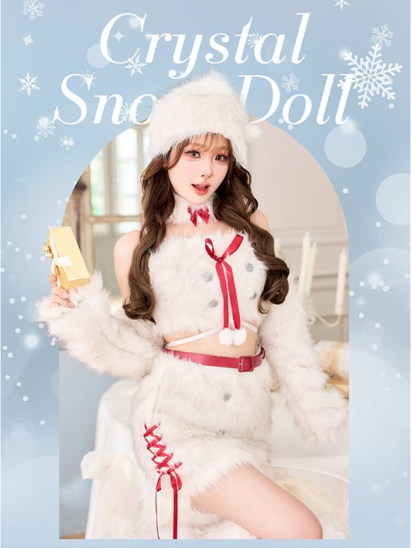 画像8: 【即日発送】【サンタ】クリスタルスノードールサンタ【Malymoon/マリームーン】【コスプレ8点セット】【Fサイズ/1カラー】[OF03]