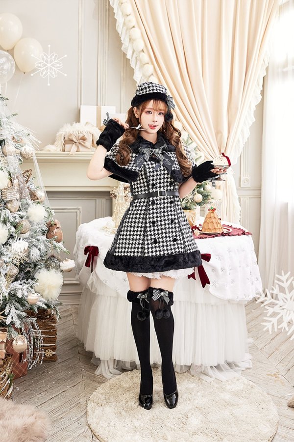 画像3: 【即日発送！】【クリスマスコスプレ9点セット】【Malymoon/マリームーン】ココ・ピエドプールケープサンタ【SM-ML/2カラー】[OF03]
