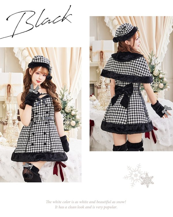 画像5: 【即日発送！】【クリスマスコスプレ9点セット】【Malymoon/マリームーン】ココ・ピエドプールケープサンタ【SM-ML/2カラー】[OF03]