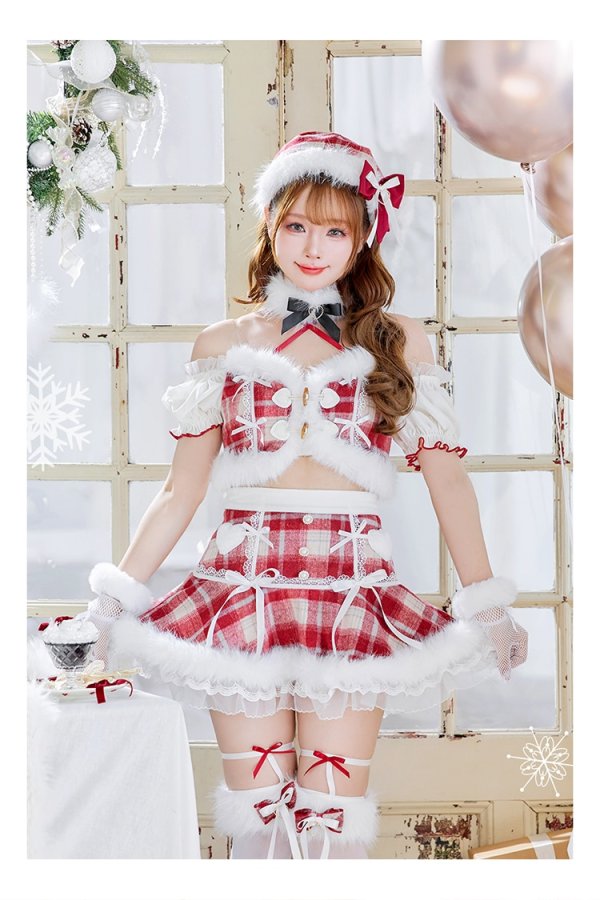 画像2: 【即日発送！】【クリスマスコスプレ8点セット】【Malymoon/マリームーン】ポムベリードールサンタドレス【SM/1カラー】[OF03]