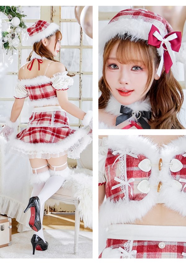 画像4: 【即日発送！】【クリスマスコスプレ8点セット】【Malymoon/マリームーン】ポムベリードールサンタドレス【SM/1カラー】[OF03]