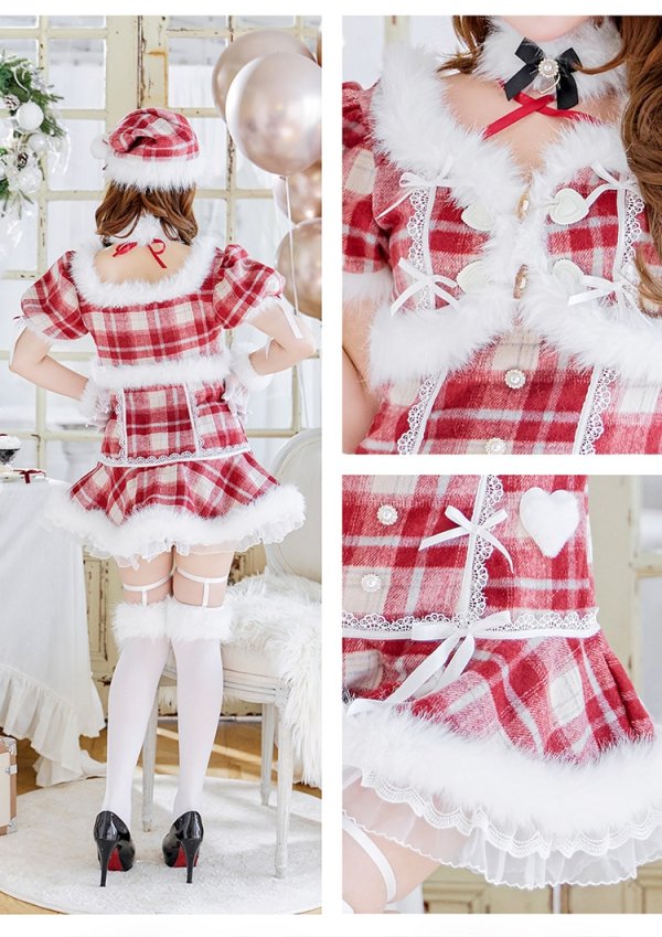 画像4: 【即日発送！】【クリスマスコスプレ7点セット】【Malymoon/マリームーン】ポムベリードールサンタドレス【SM/1カラー】[OF03]
