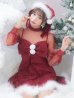 画像12: SALE!【サンタコス 3点セット】【S-XLサイズ/1カラー】チュールスリーブレースリボンサンタコスプレ[YMT]