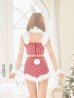 画像16: 即日発送！【サンタコス 8点セット】【S-Mサイズ/1カラー】セットアップツイードバニーサンタコスプレ[YMT]