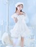 画像16: 【即日発送！】【サンタコス 4点セット】【XS-Lサイズ/4カラー】フロントビッグリボンオフショルフレアサンタ[YMT]