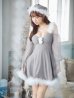 画像27: 【即日発送】【サンタコス 3点セット】【XS-XLサイズ/2カラー】シアーチュールオフショルダーサンタコスプレ[YMT]