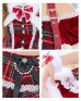 画像9: 【クリスマスコスプレ10点セット】【Malymoon/マリームーン】ロイヤルツイードケープサンタ【2サイズ/1カラー】【予約/12月上旬発送予定】[HC03] (9)