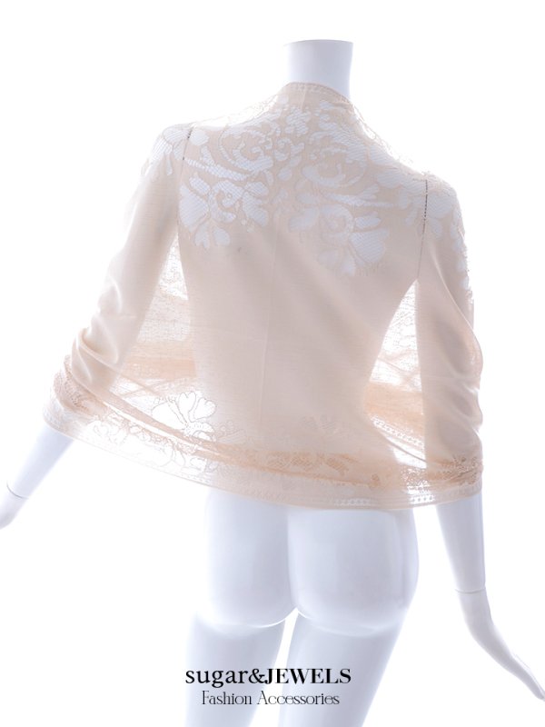 画像8: 【ファッション小物：ストール】レース/ ストール/ ショール【3カラー/Fサイズ】[OF02-U]