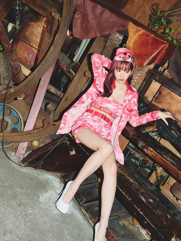 画像9: 【SALE!!】【即日発送】ピンクアーミーコスプレセット【sugar nineハロウィンセット】【S-XLサイズ/1カラー】（STEE06 W）[HC03]