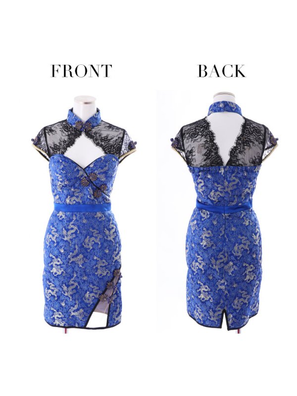 画像38: 【即日発送】【ハロウィン】 タイトチャイナドレス 【コスプレ2点セット】 【XS-Lサイズ/3カラー】(SE01YN)【HC03】