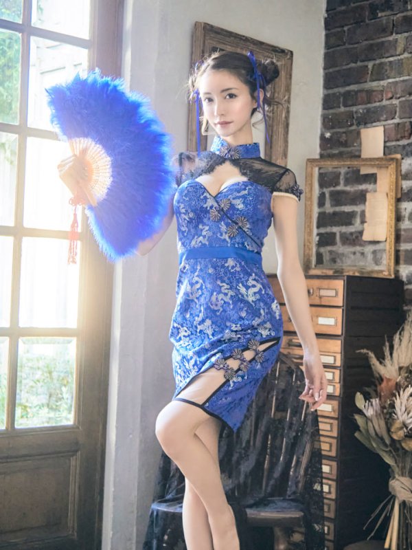 画像10: 【即日発送】タイトチャイナドレスコスプレセット【sugar nineハロウィン2点セット】【4サイズ/3カラー】(SE01YN)【HC03】